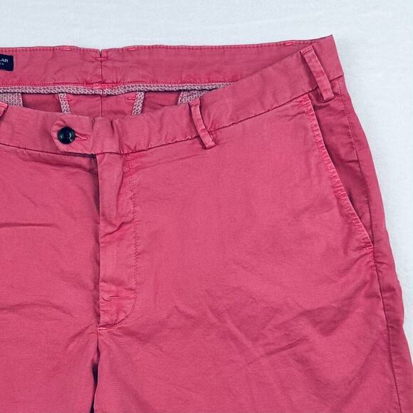 Peter Millar Crown Crafted Men’s Concord Garment Dyed Golf Shorts Pink, 38W, NWT - Picture 2 of 11